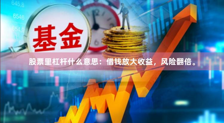 股票里杠杆什么意思：借钱放大收益，风险翻倍。